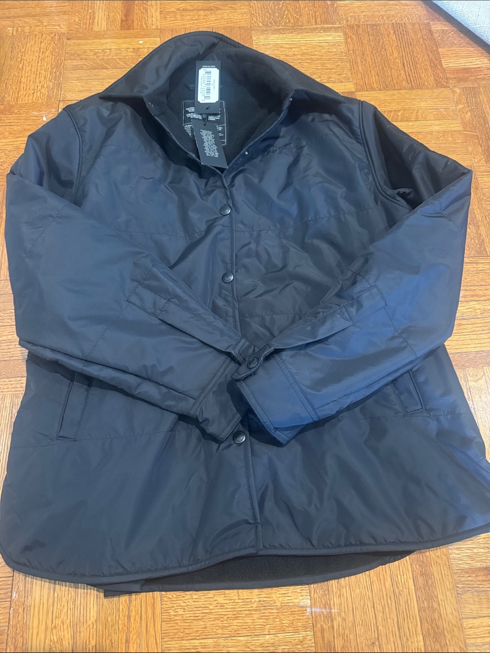 DTR Vulcan NWT fleece lined  Black Shirt Jacket - Women's Casual Layer